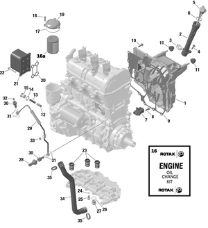 01- Rotax - Engine Lubrication Schematic