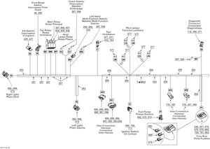 10- Electrical Harness, Front Section Schematic