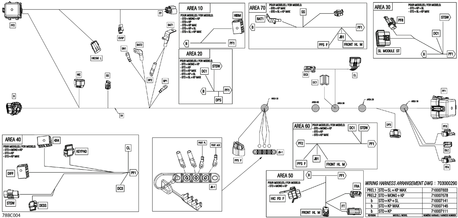 08- Electric - Main Harness - 710007803