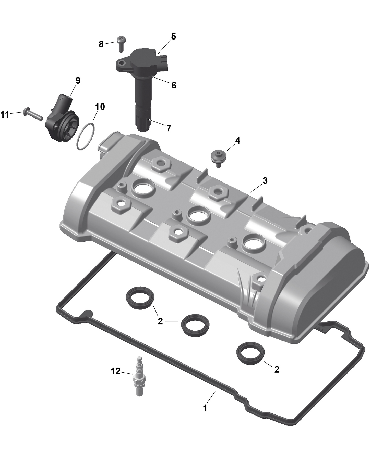 01- ROTAX - Valve Cover