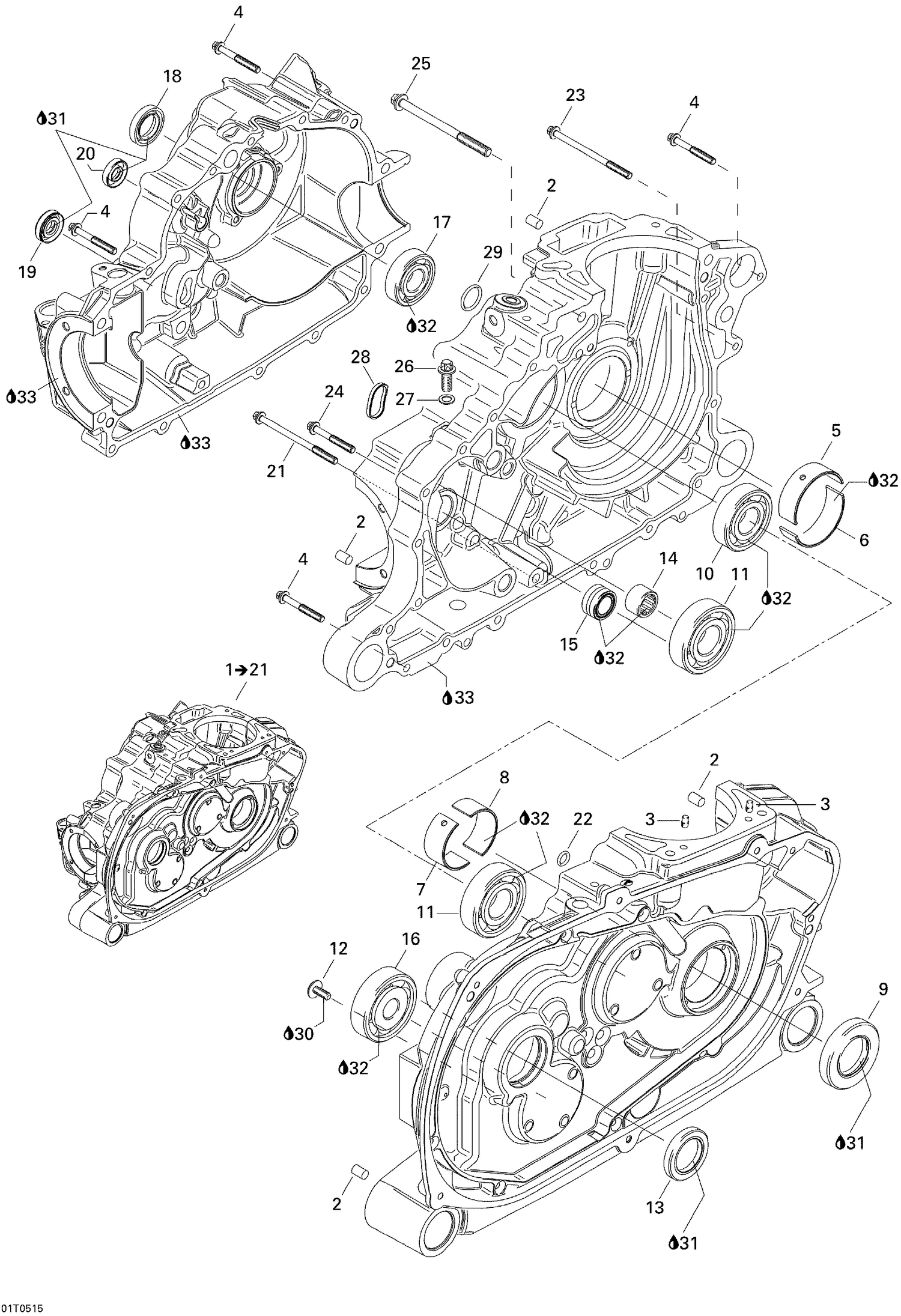 01- Crankcase