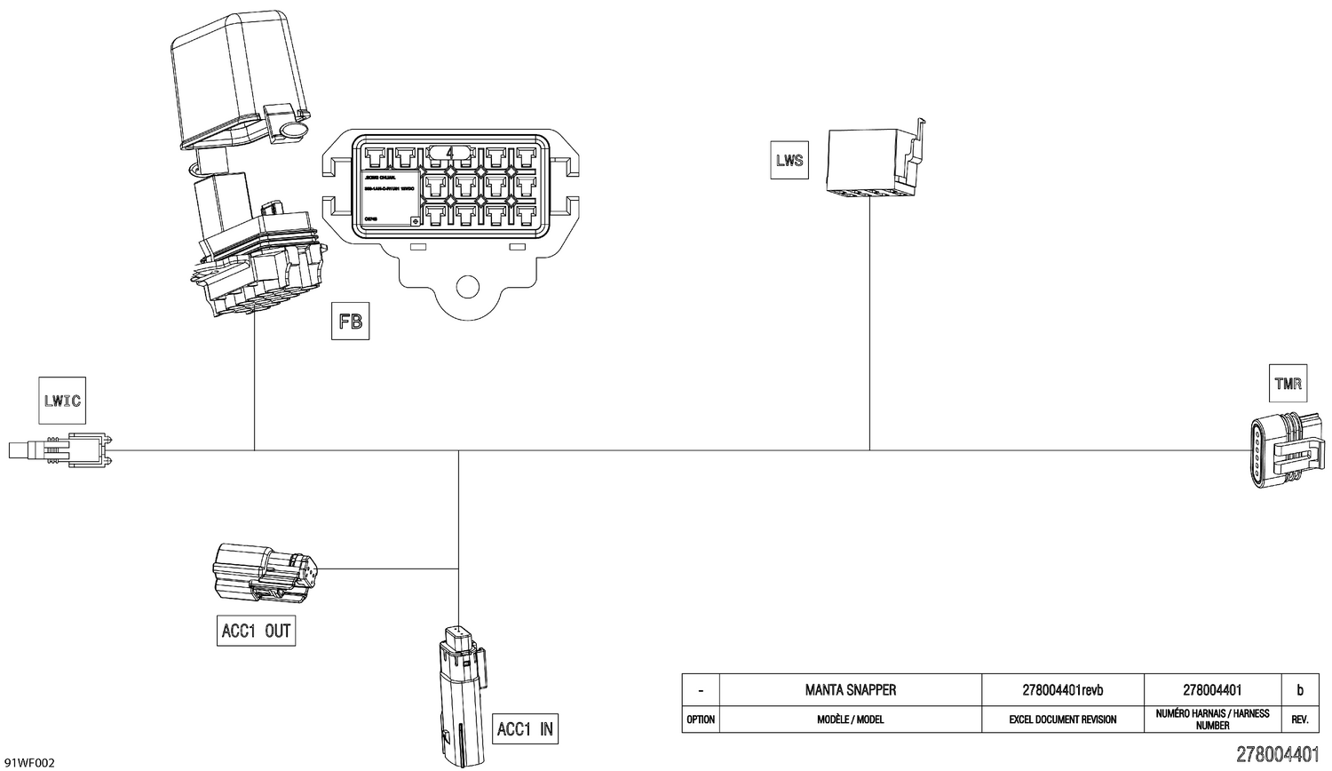 08- ELECTRIC - Livewell Wiring Harness - 278004401