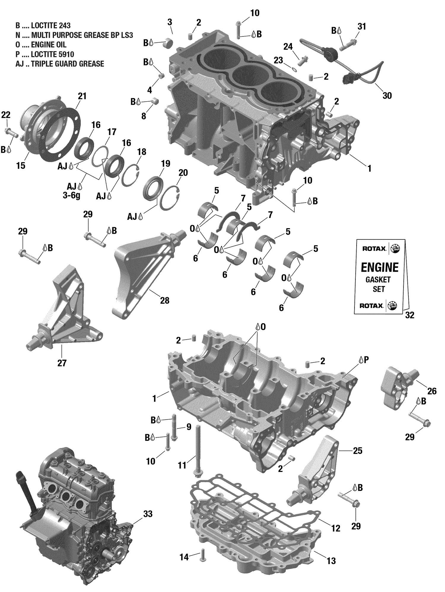 01- Crankcase  - 903