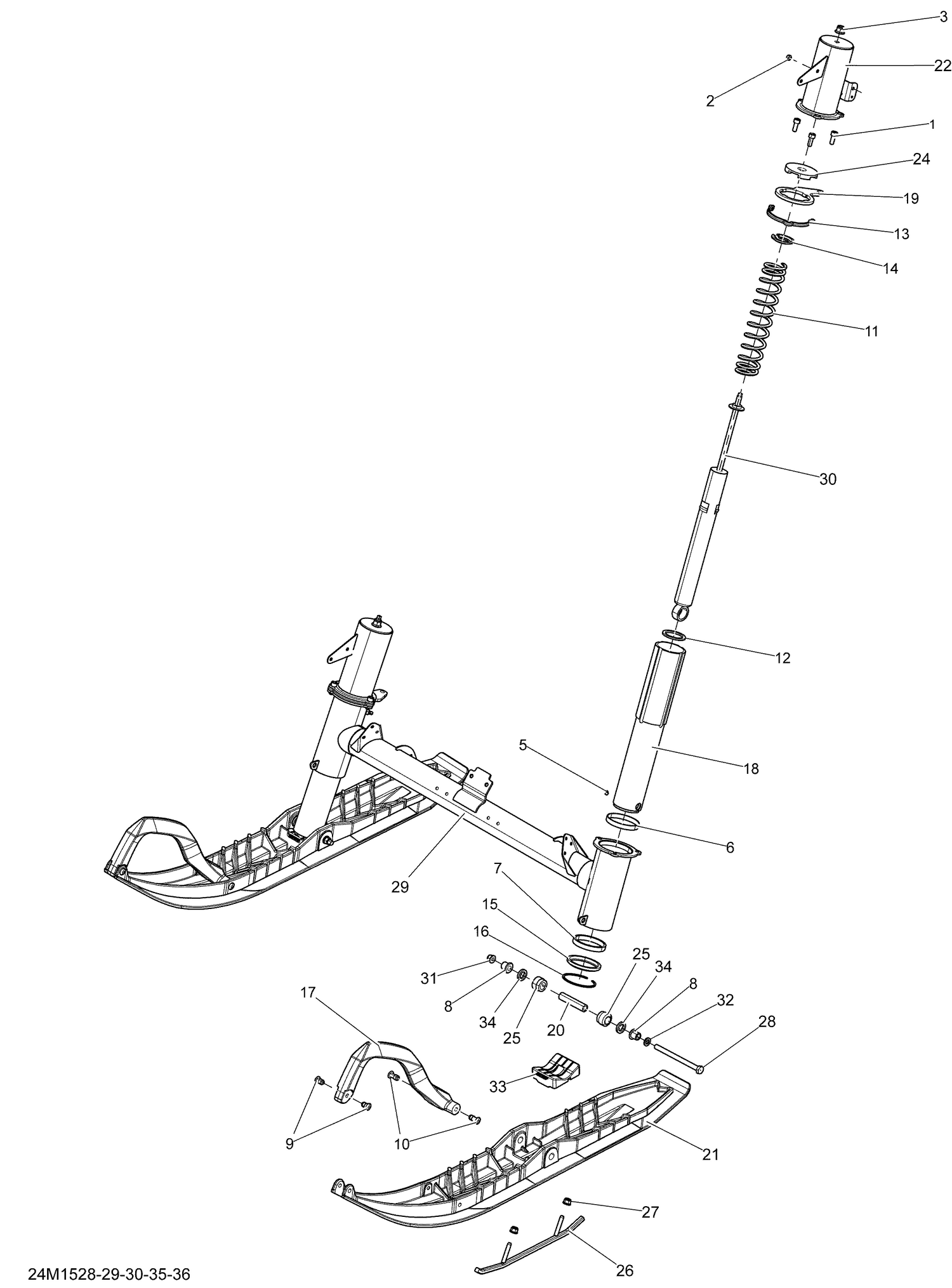 07- Front Suspension And Ski _24M1536