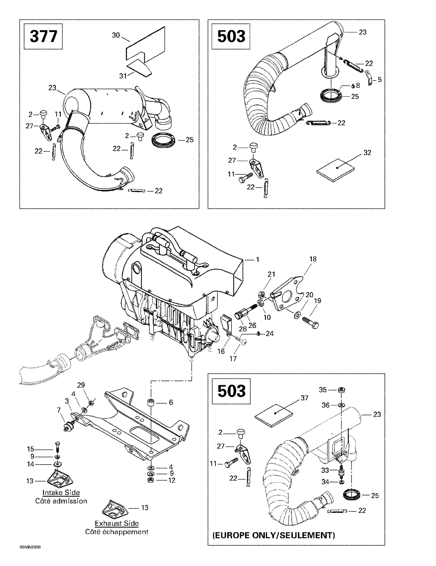 01- Engine Support And Muffler