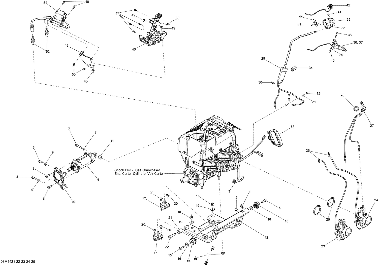 01- Engine And Engine Support _08M1421