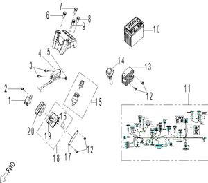 08- Electric - Electrical Parts 70 Schematic