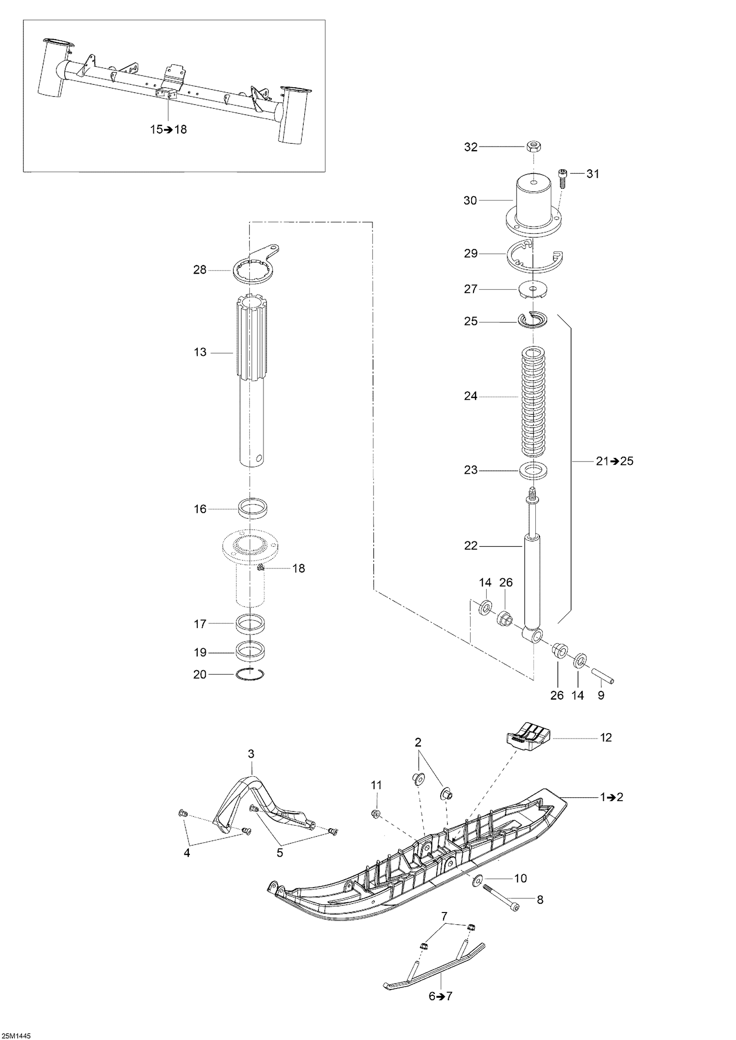 07- Front Suspension And Ski
