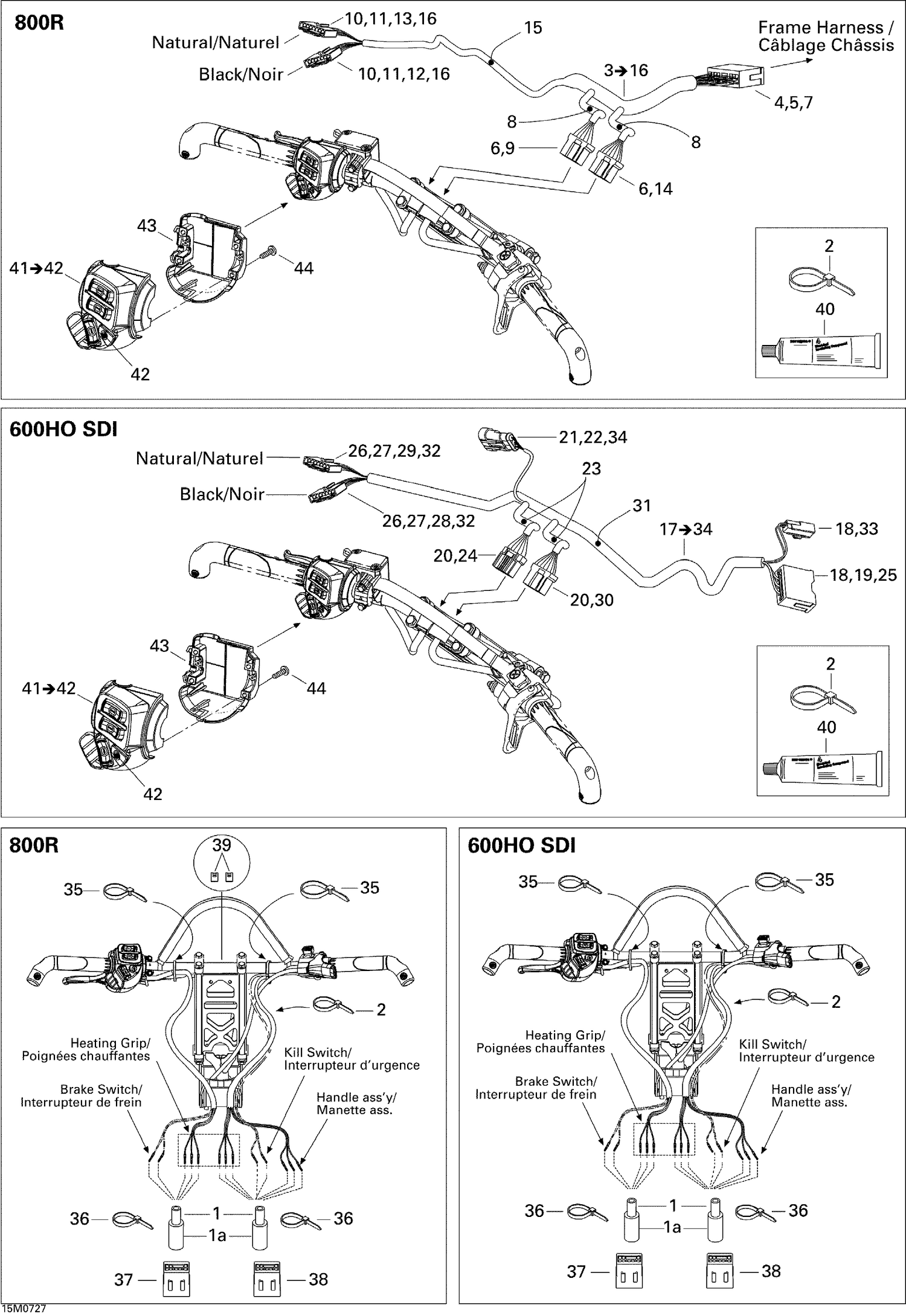 10- Steering Wiring Harness 800R