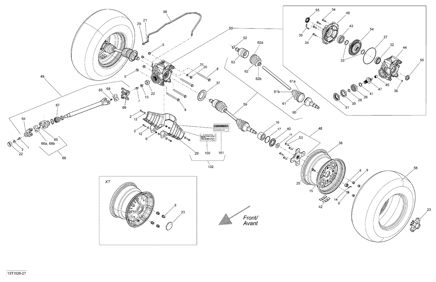 08- Drive System, Rear _13T1526