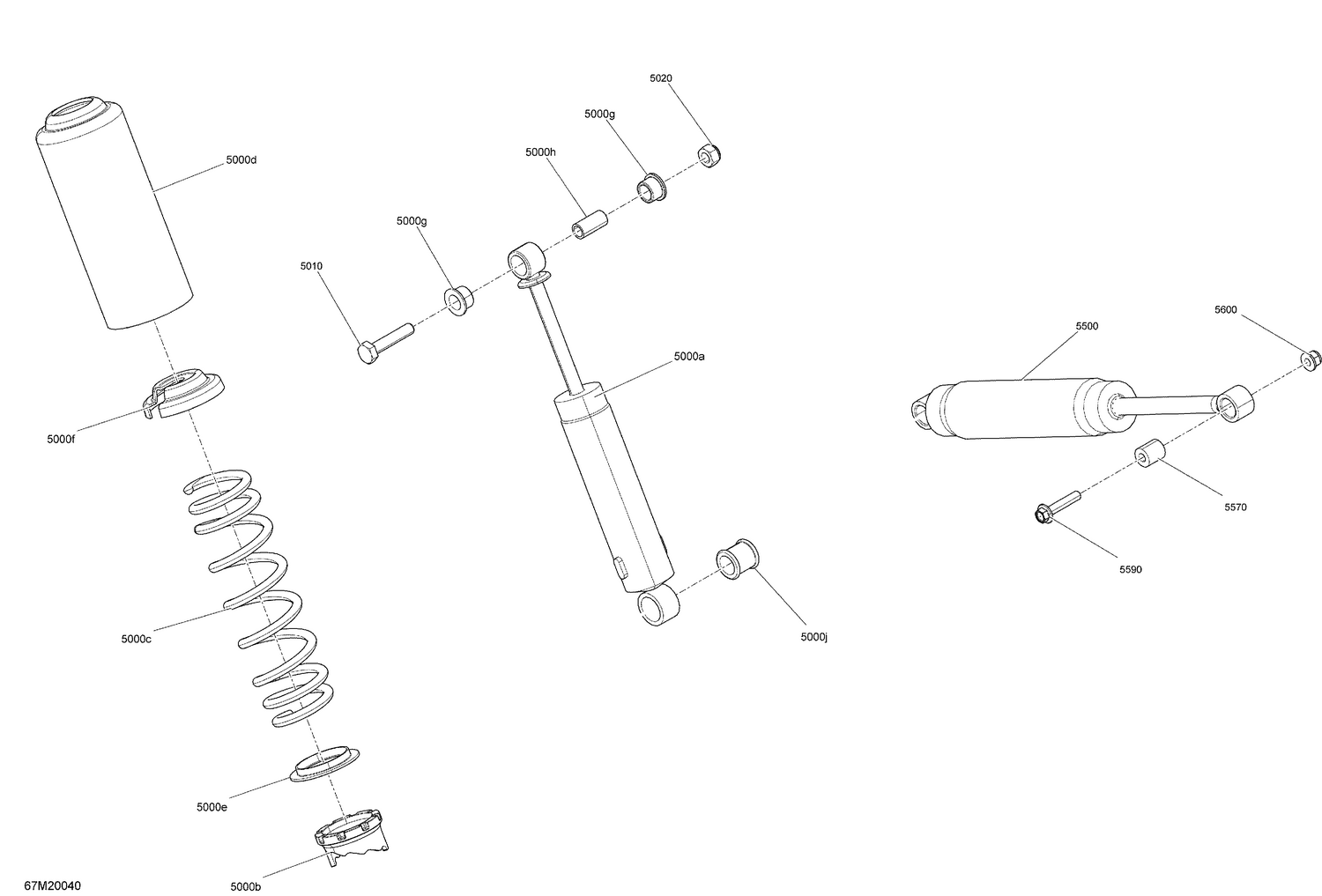 08- Suspension, Rear - Shocks - SPORT