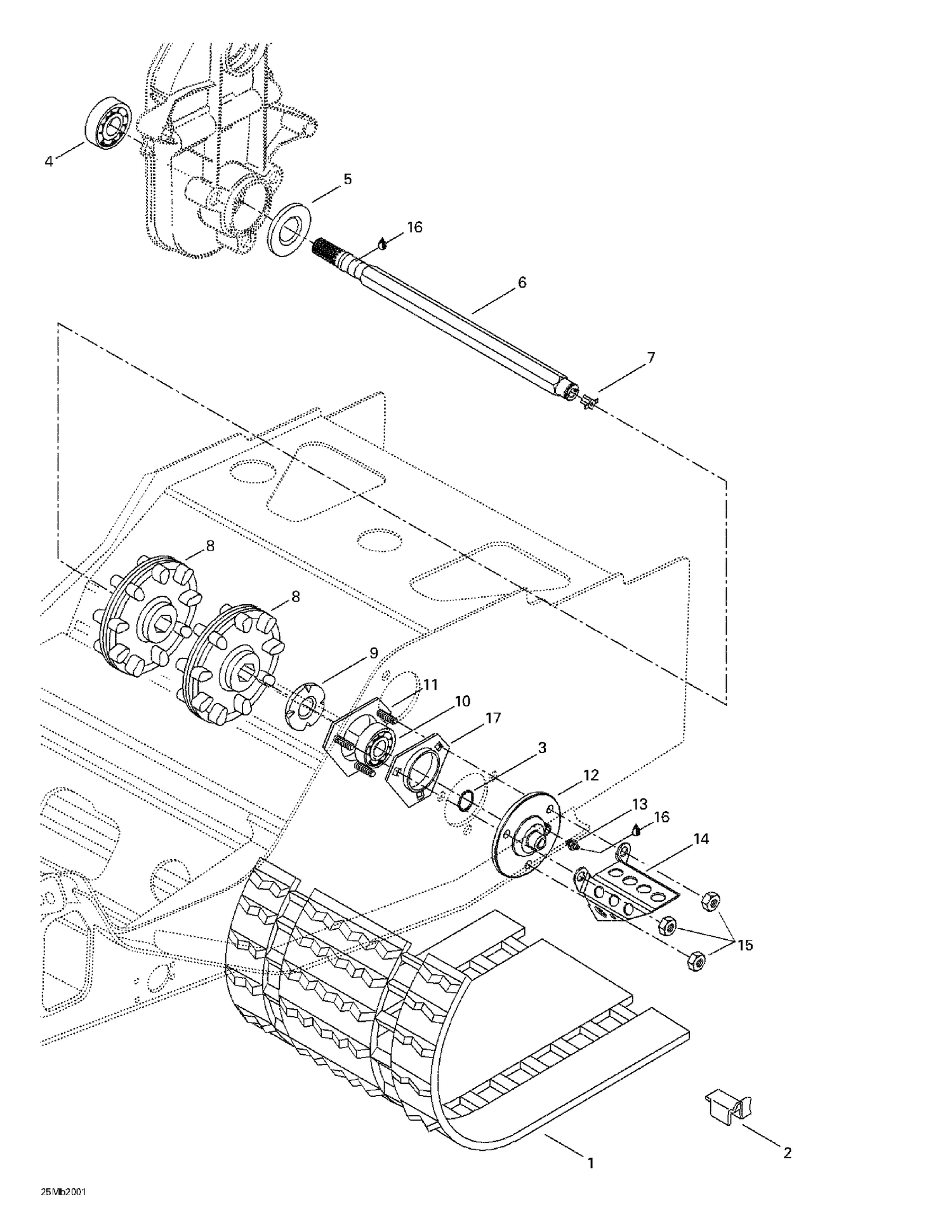 05- Drive Axle And Track