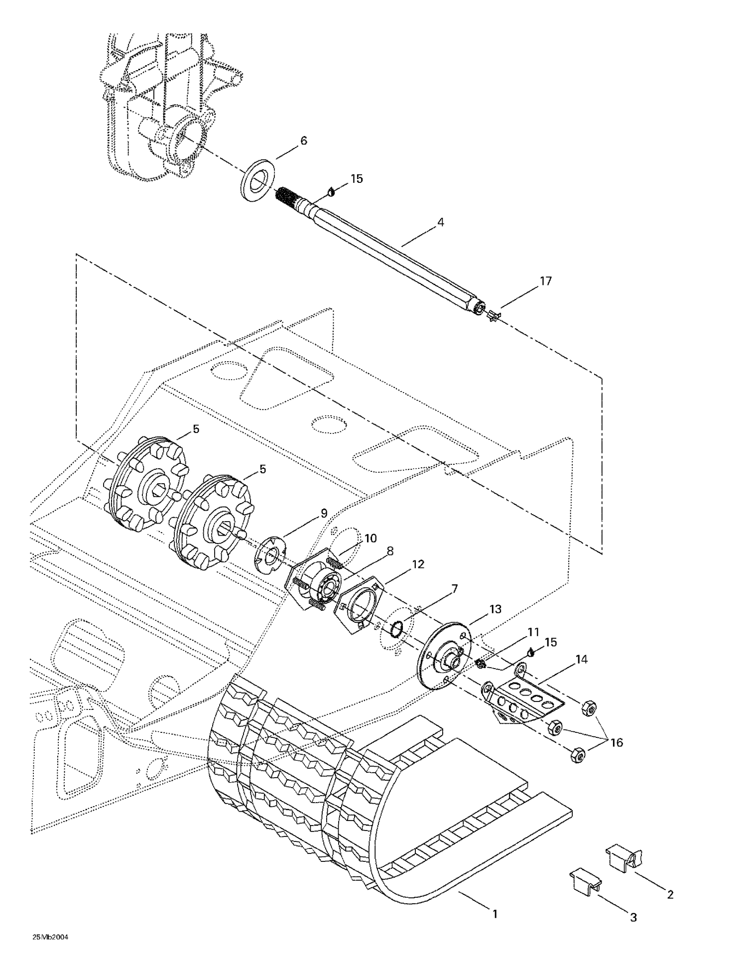 05- Drive Axle And Track