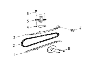 02- Engine - Cam Chain Schematic