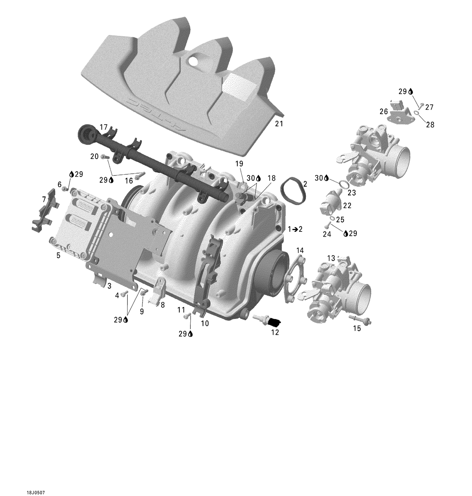02- Air Intake Manifold 1