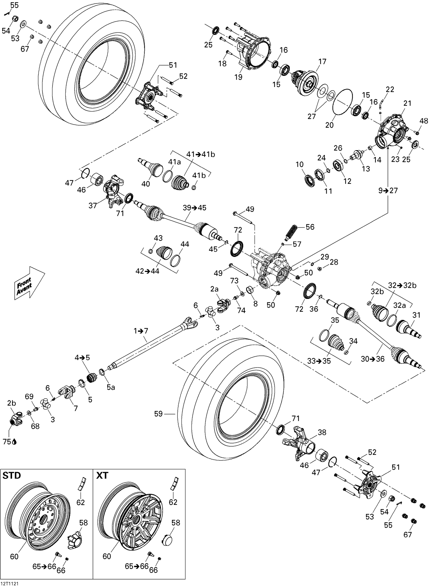 07- Drive System, Front