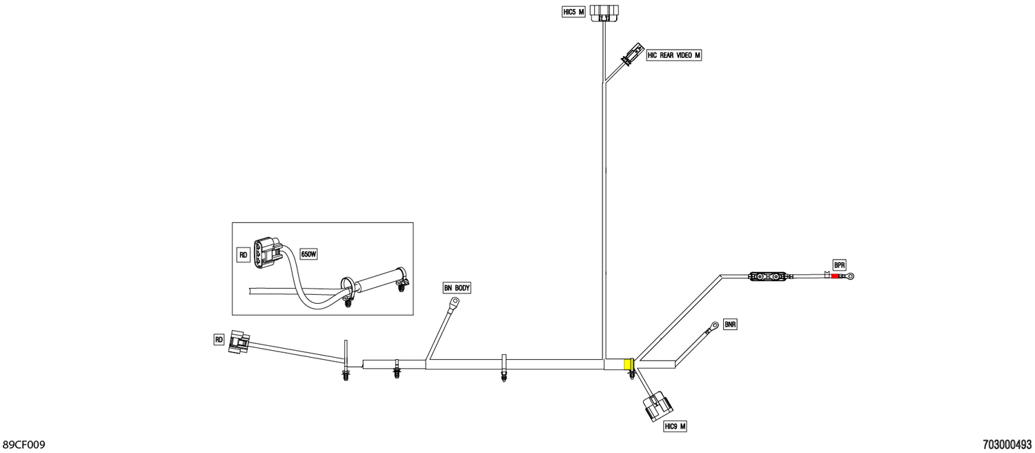08- Electric - Voltage Regulator Wiring Harness - 710010390