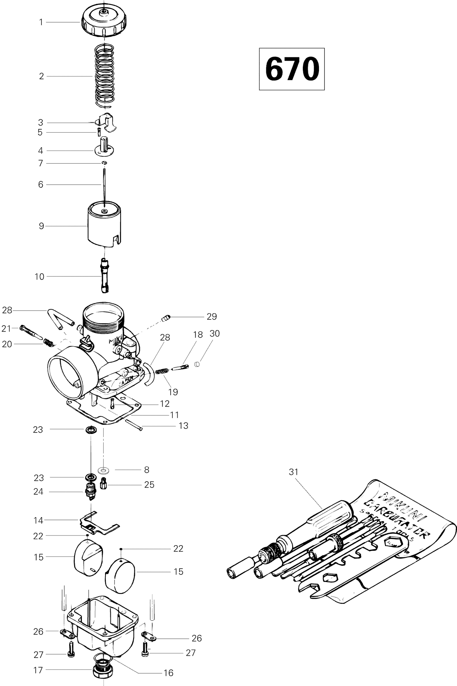02- Carburetor 670SE