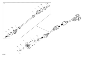 04- Drive - Rear Section - Common Parts Schematic