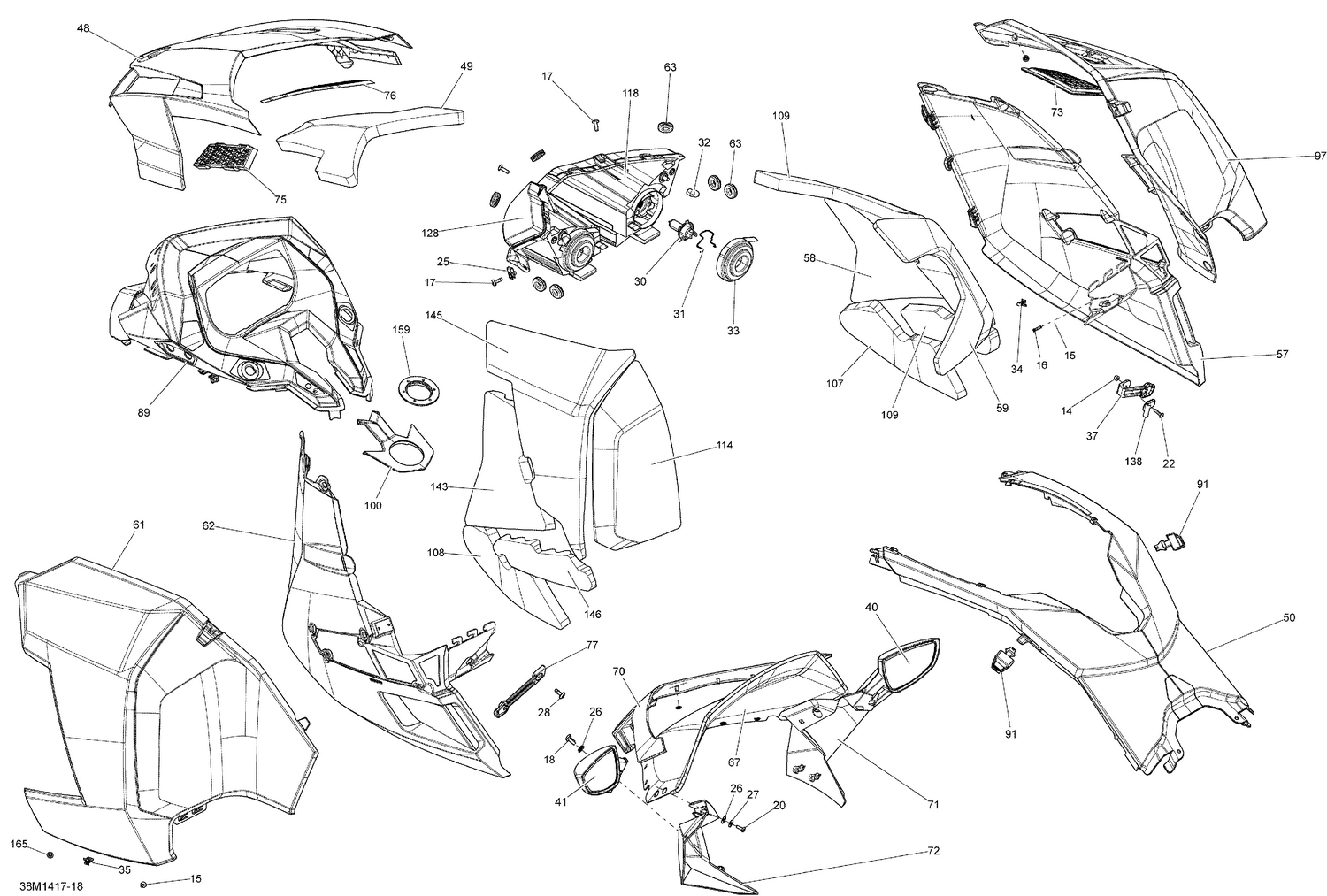 09- Hood, Windshield And Console