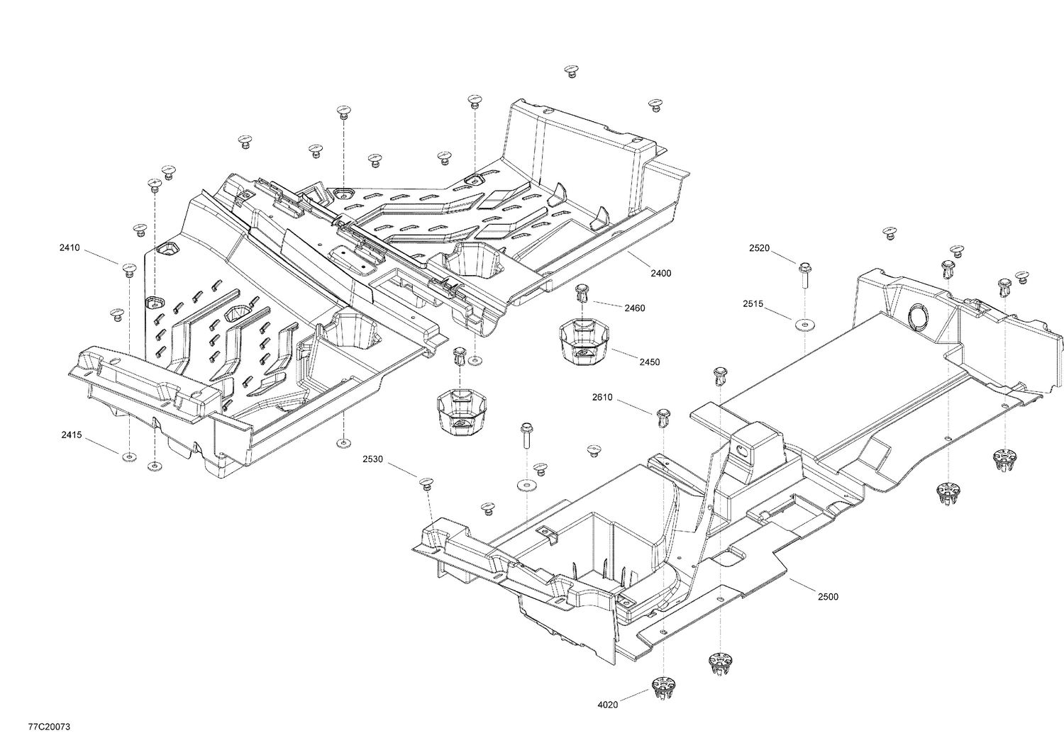 09- Cab Interior - Floor Section