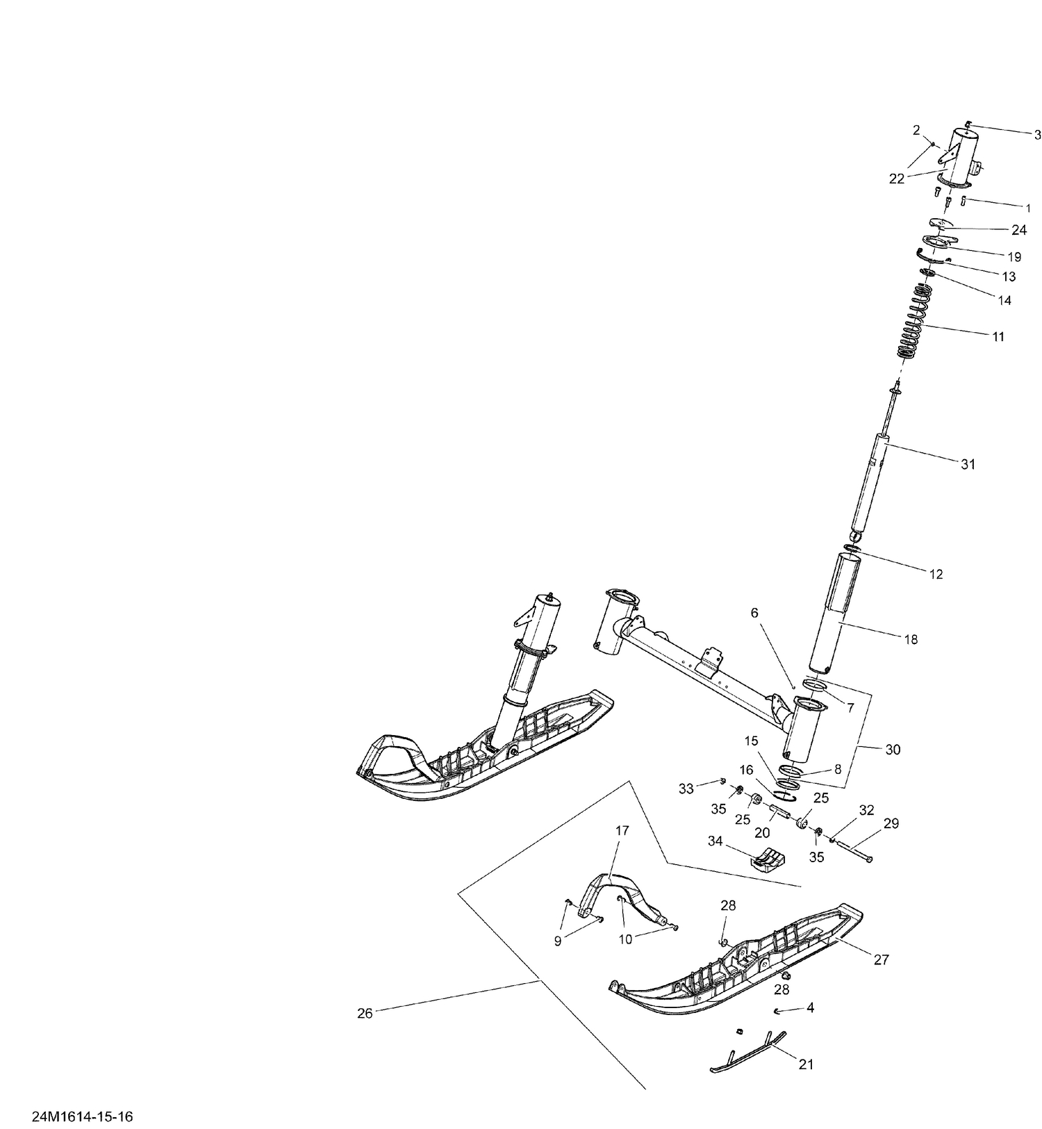 07- Front Suspension And Ski