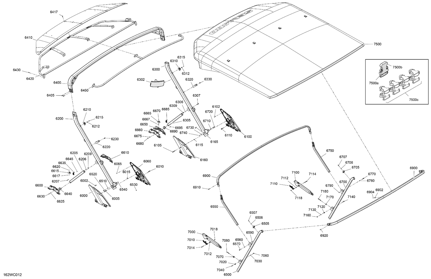 09- CANVAS - Double Bimini Top