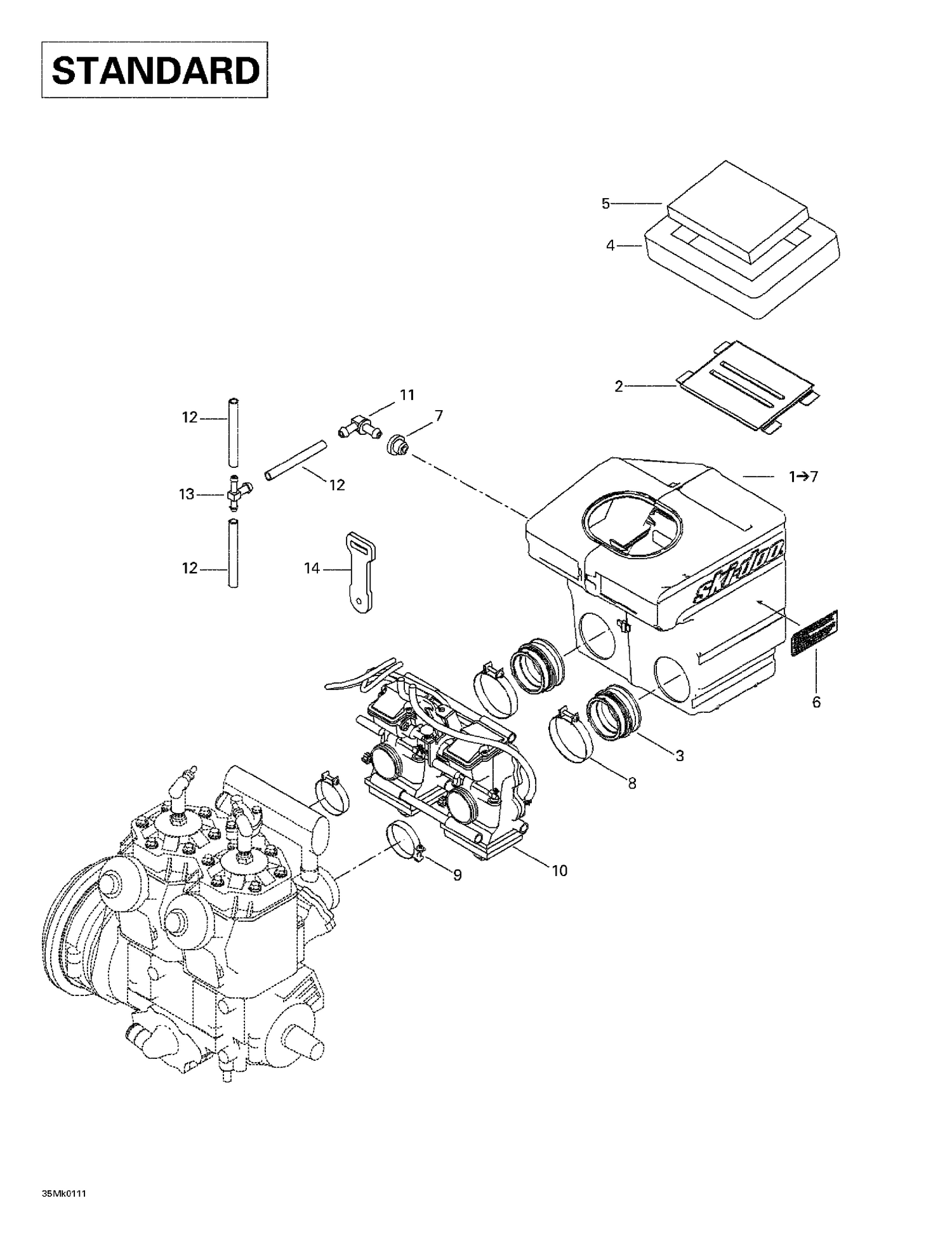 02- Air Intake System - Standard