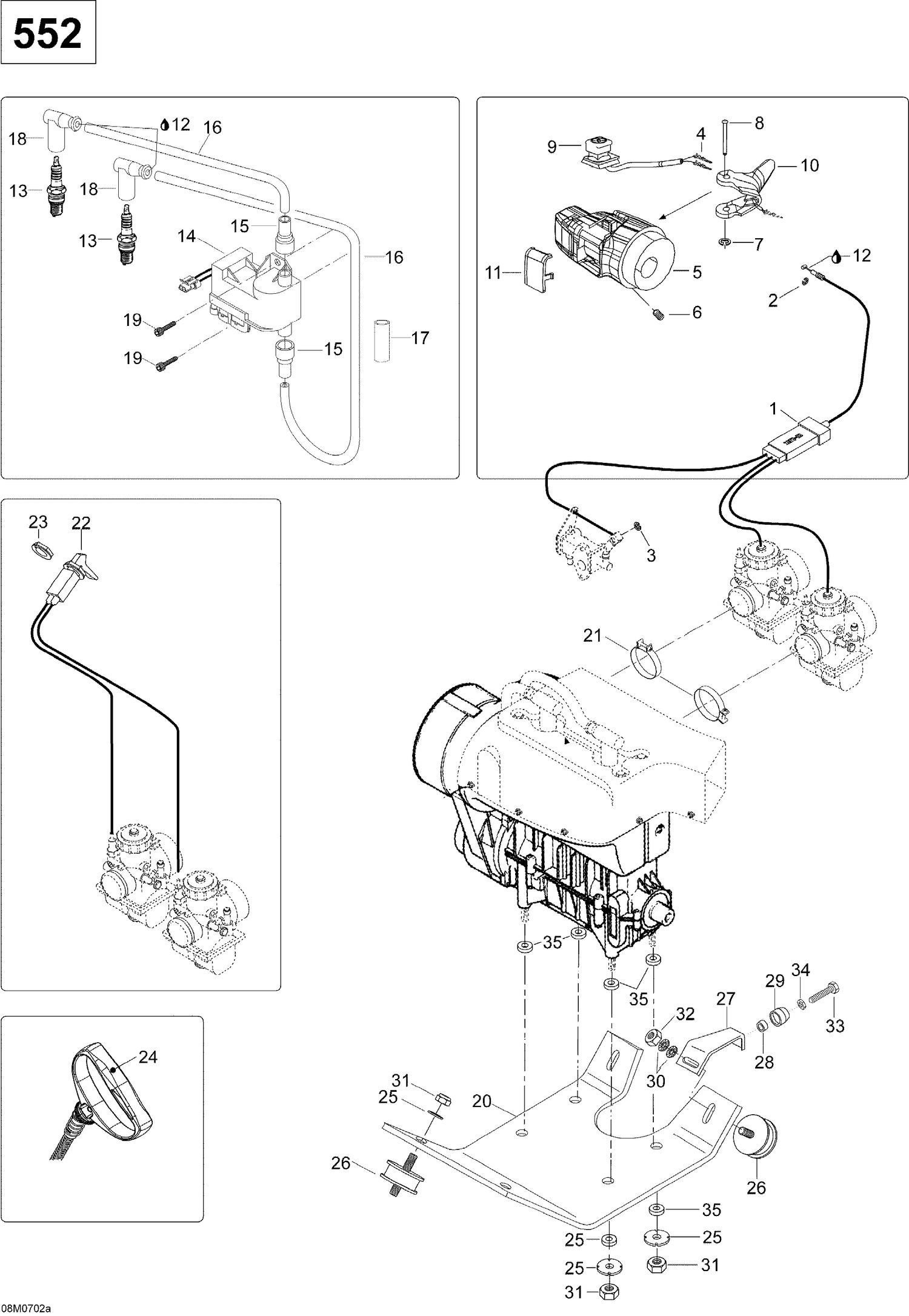 01- Engine And Engine Support 550
