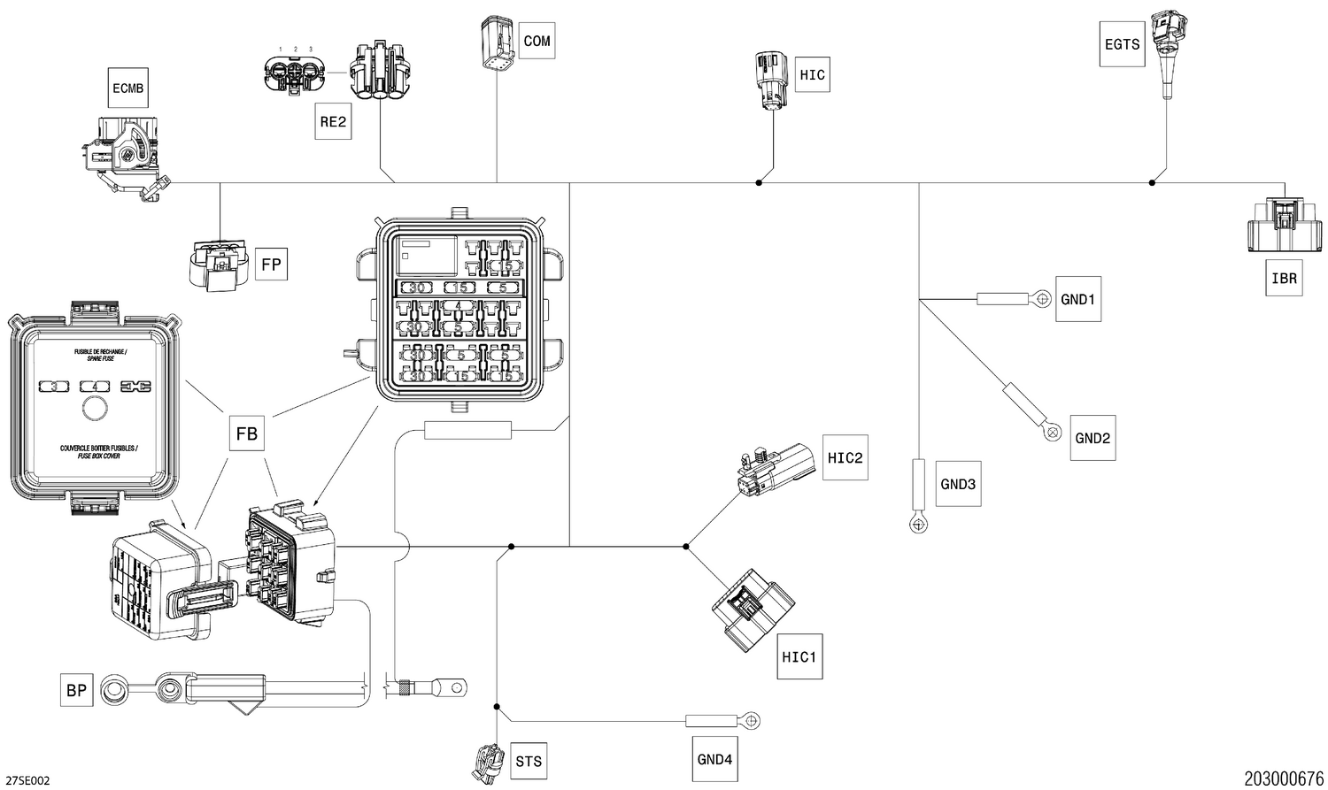 02- Electric - Main Harness - 278003783