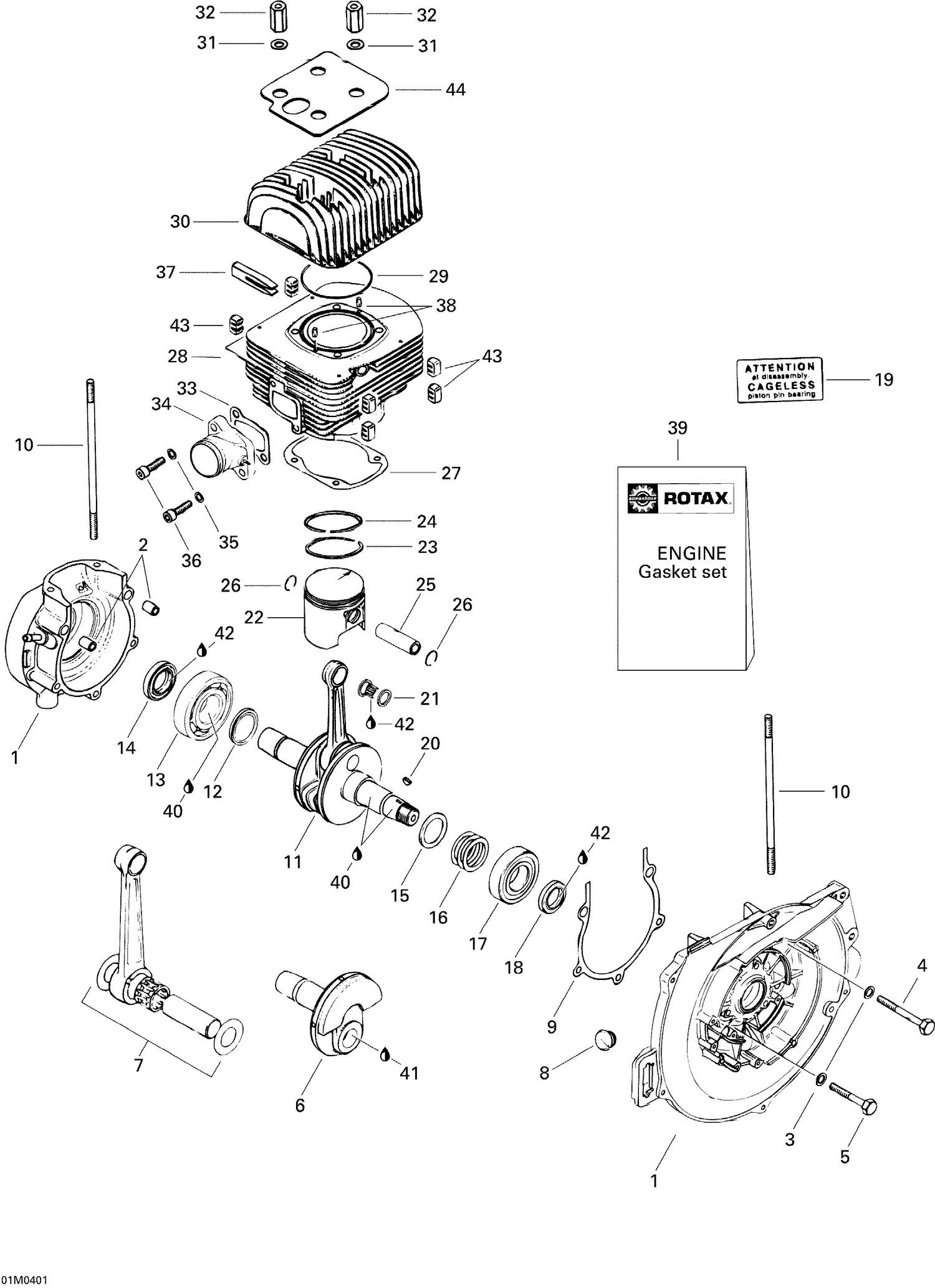 01- Crankcase And Cylinder