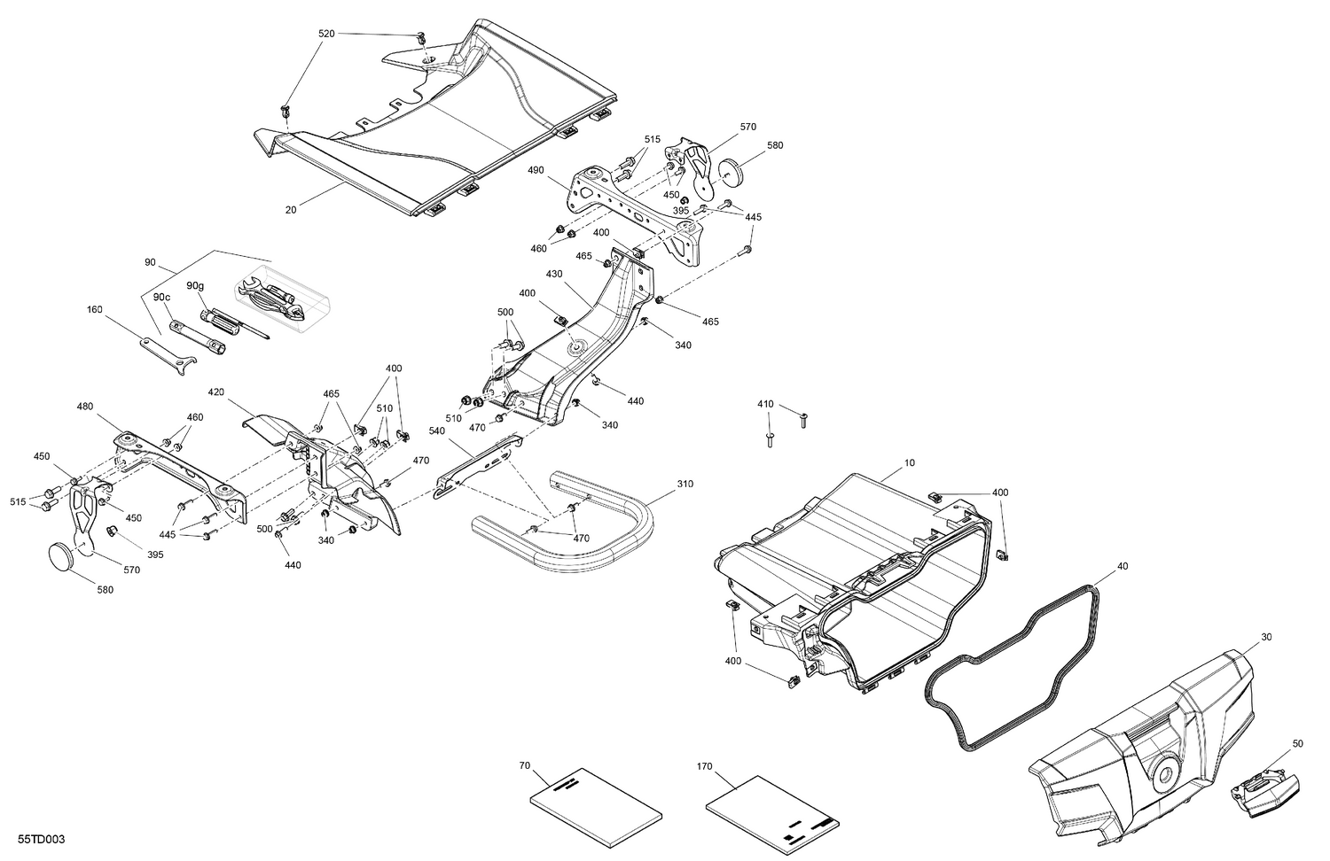 07- Body - Rear Storage Tray