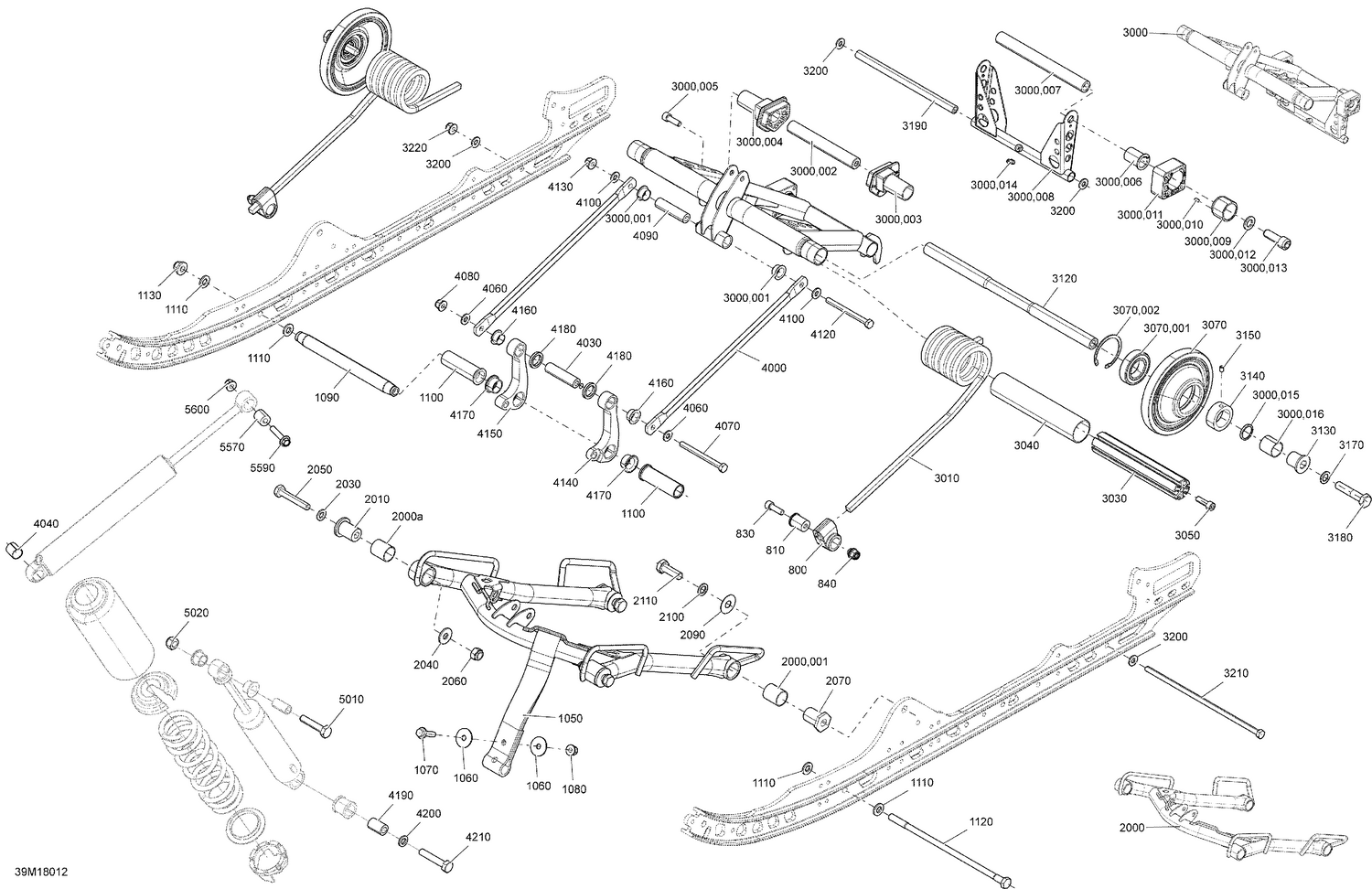 08- Rear Suspension MXZ - 600 ACE - Superior