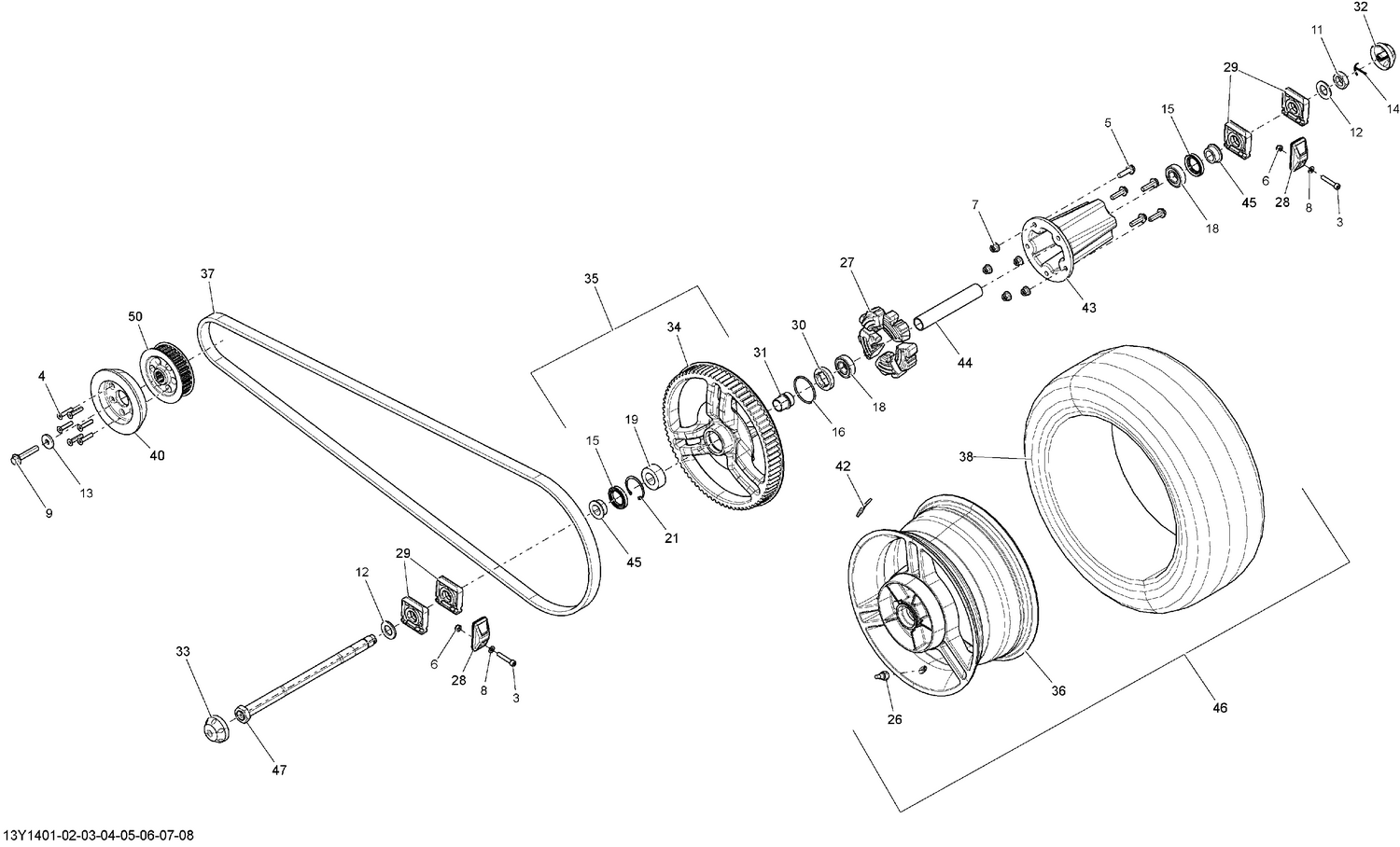 08- Drive System, Rear _13Y1403