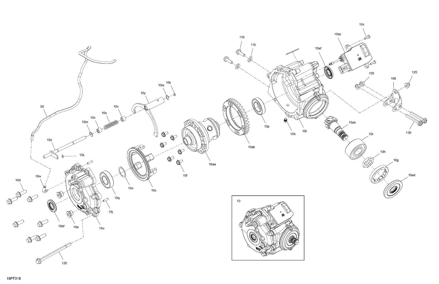 04- Drive - Front - Differential Parts