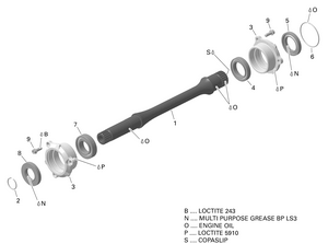01- Rotax - Drive Shaft Schematic