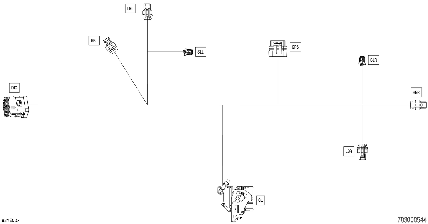 08- Electric - Console Wiring Harness - 710009015