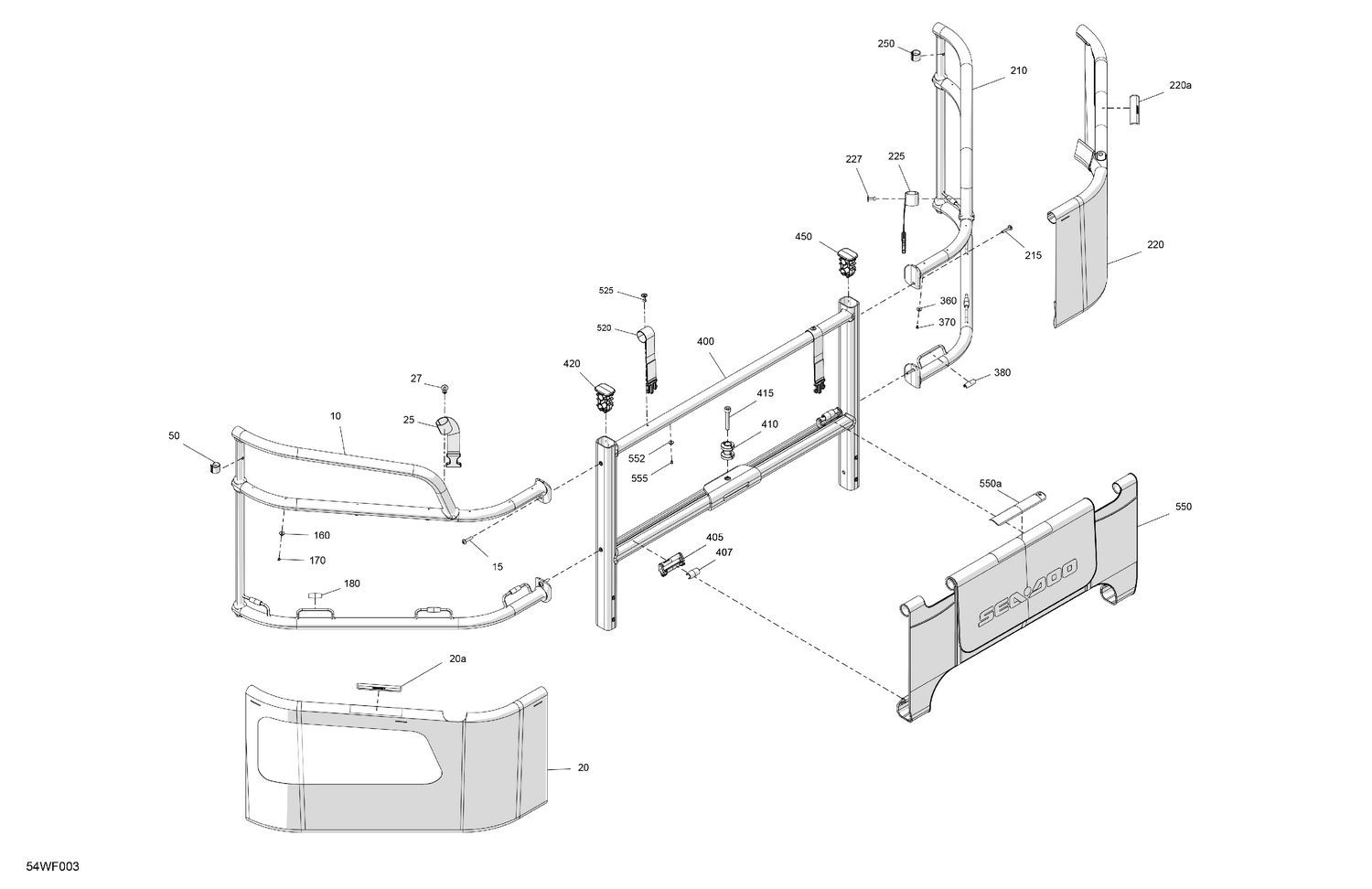11- GUARD RAILS - Rear
