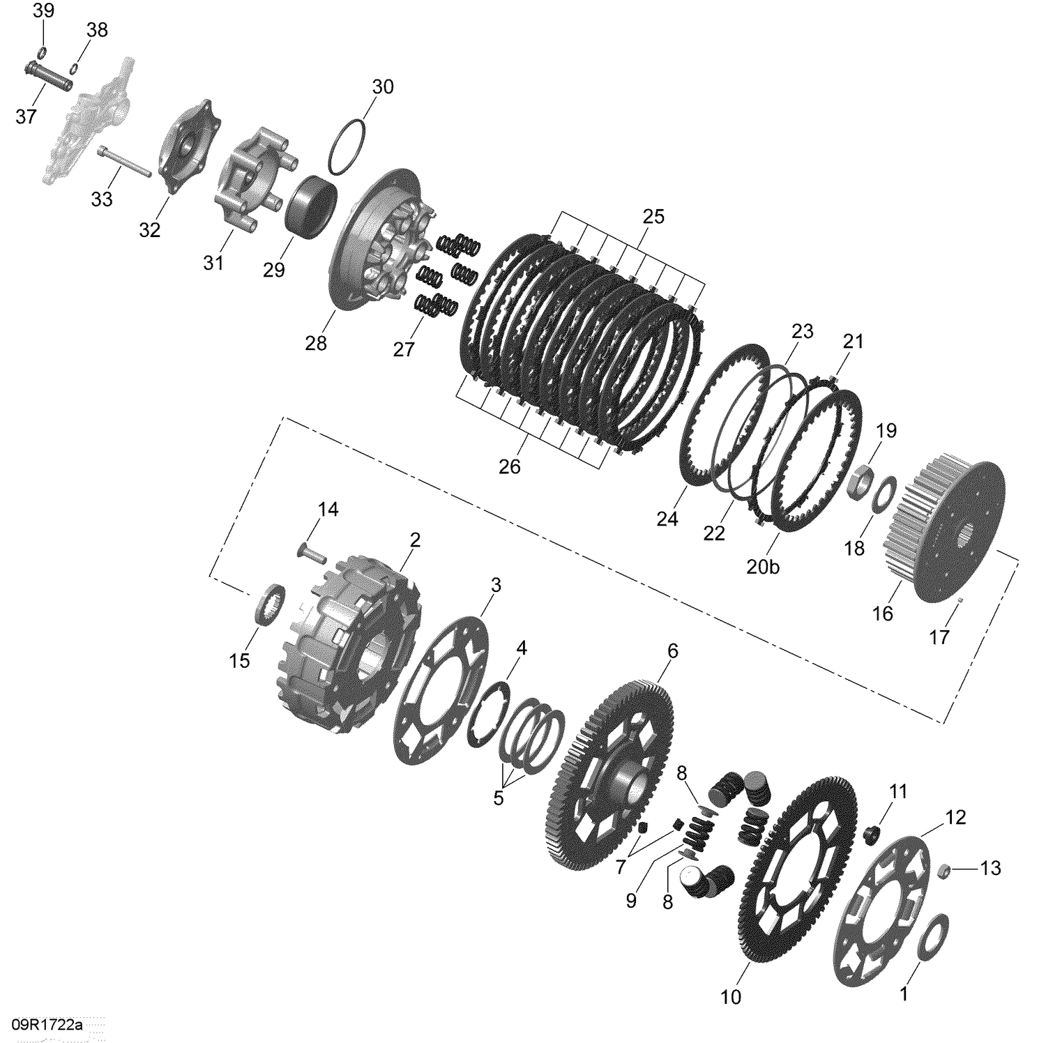 01- ROTAX - Clutch - SE6