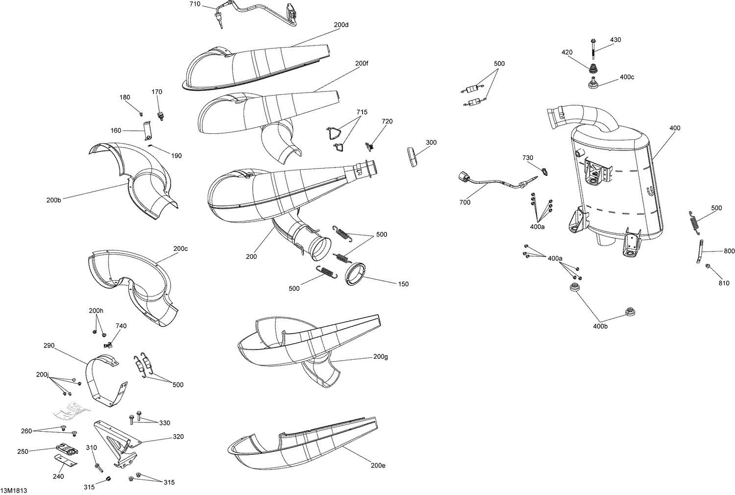 01- Exhaust MXZ RS