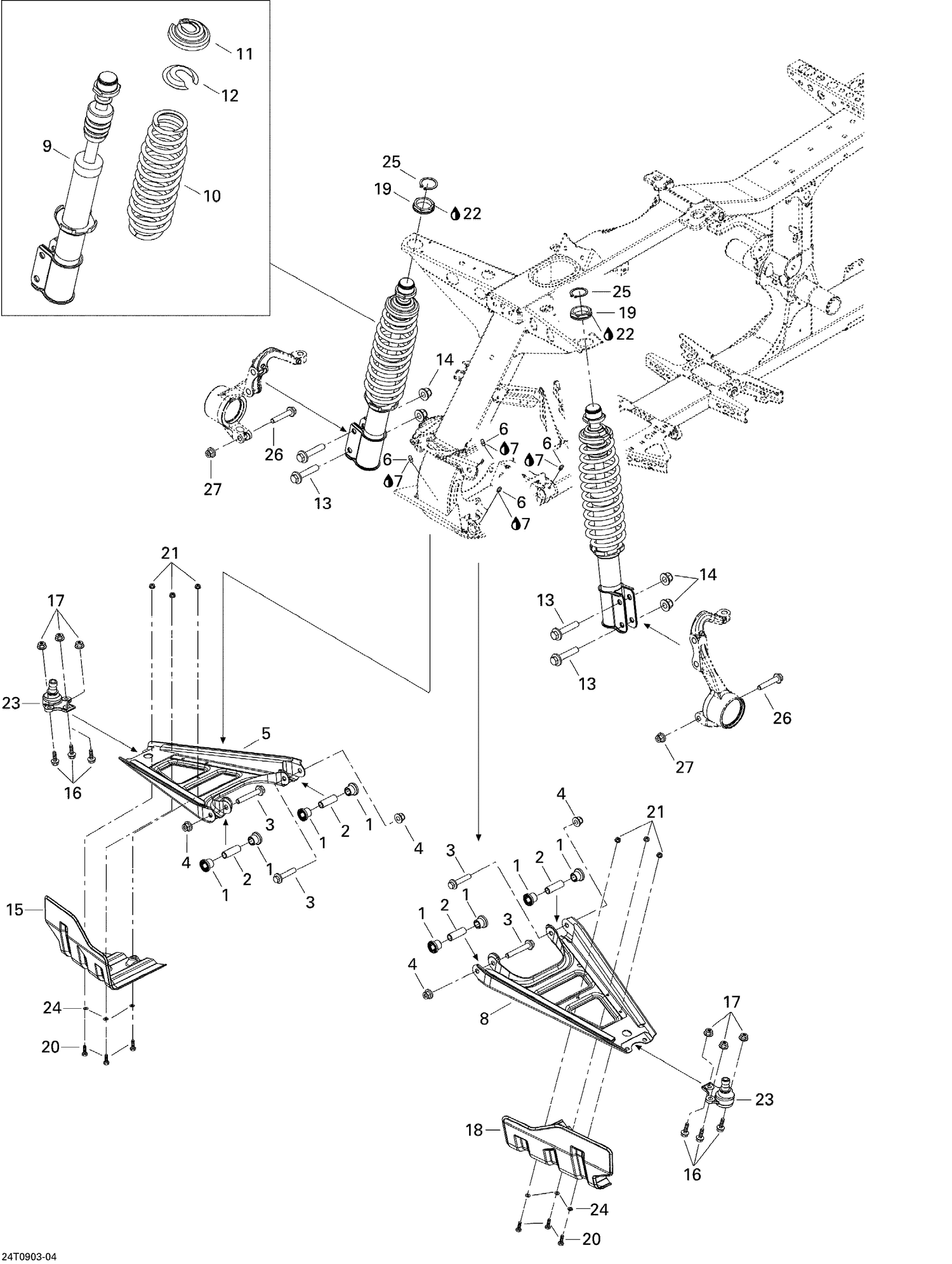 07- Front Suspension XT