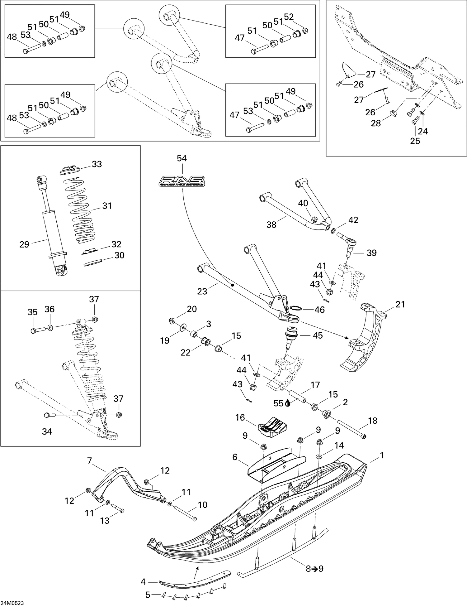 07- Front Suspension And Ski