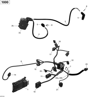 10- Engine Harness And Electronic Module _51r1516 Schematic