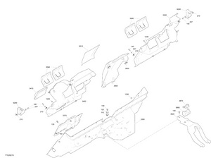 09- Cab Interior - Back Wall - Std - Xds - Xrs Schematic