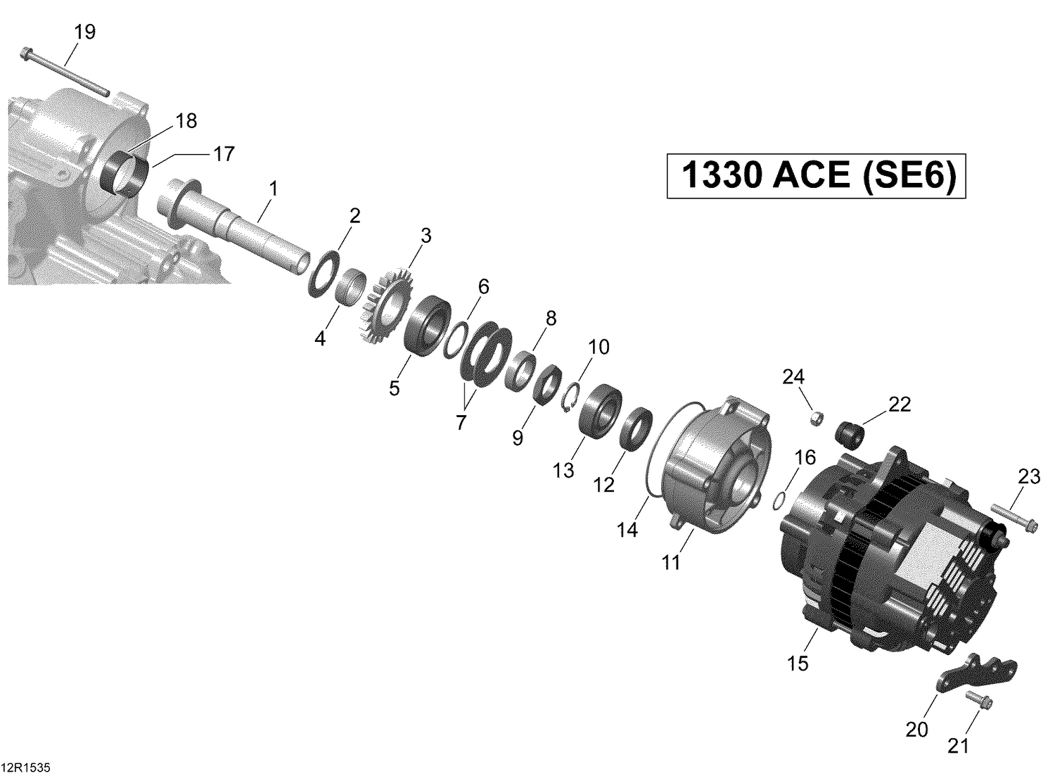 03- Alternator _12R1535