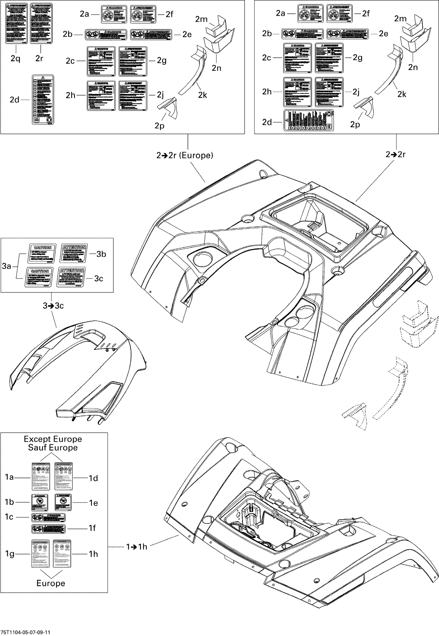 09- Fender And Central Panel Kit