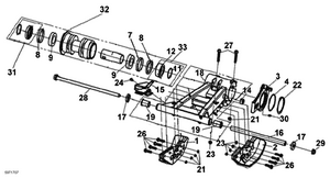 08- Rear Swing Arm North America Schematic
