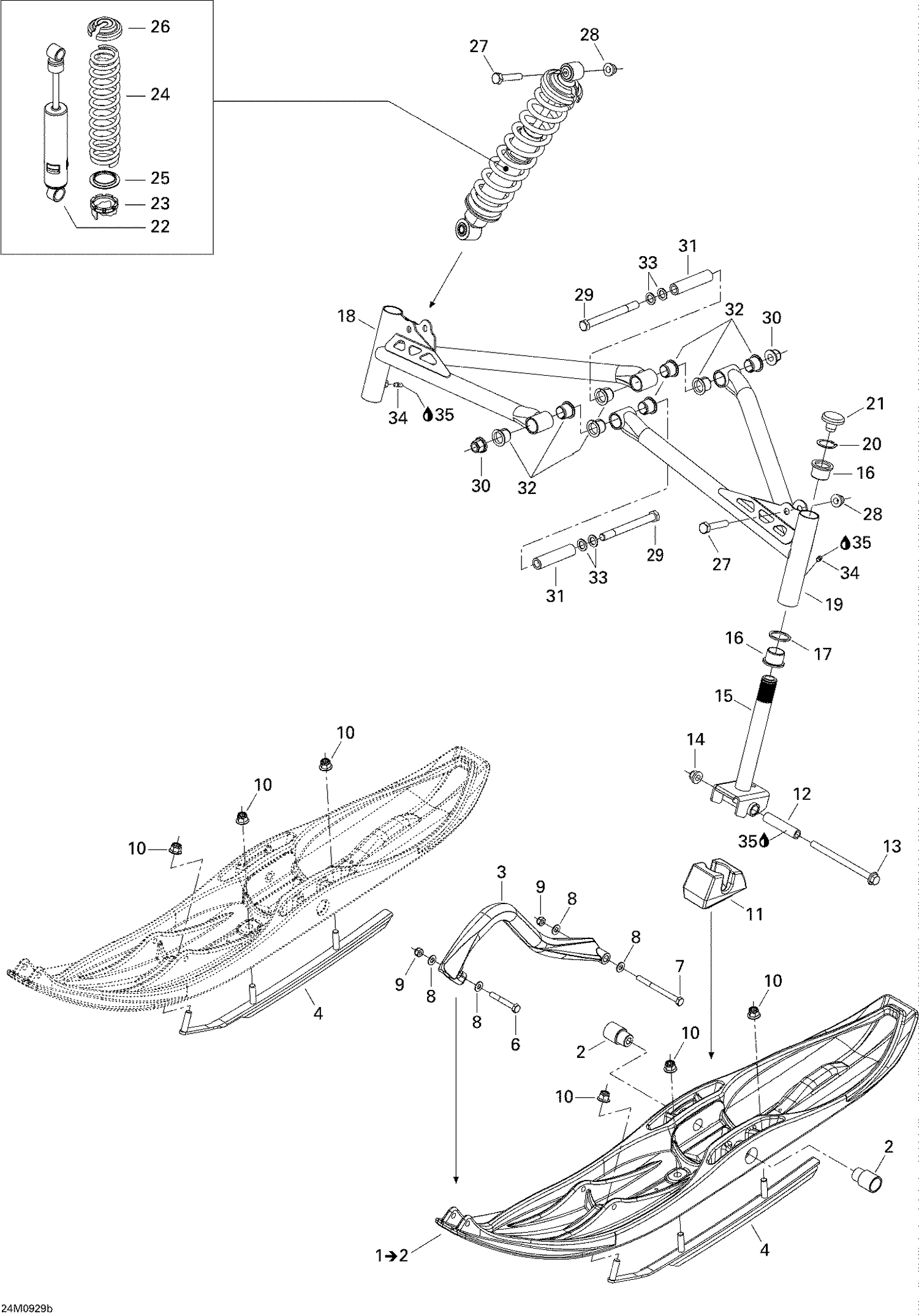 07- Front Suspension And Ski Euro