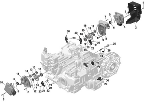 01- Rotax - Gearbox Servo Motors Schematic