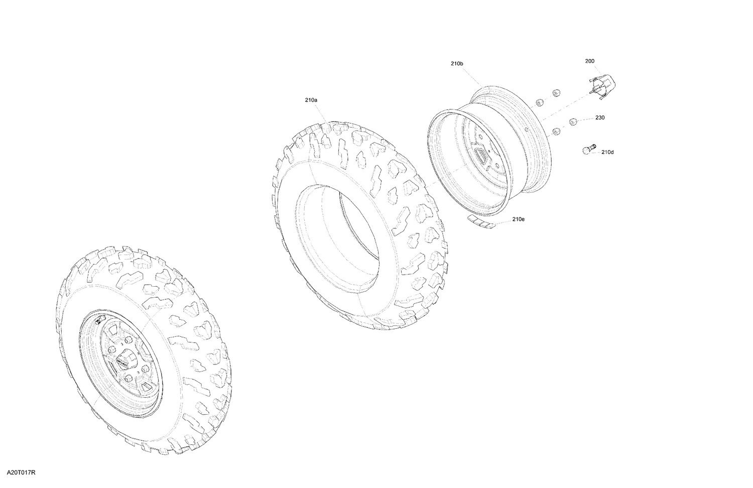 04- Drive - Front Section - Wheels - STD - DPS
